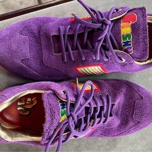 Fresh Purple Suede Sneakers